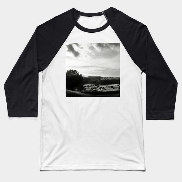 The Welsh hills near Conwy, North Wales Baseball T-Shirt by richflintphoto